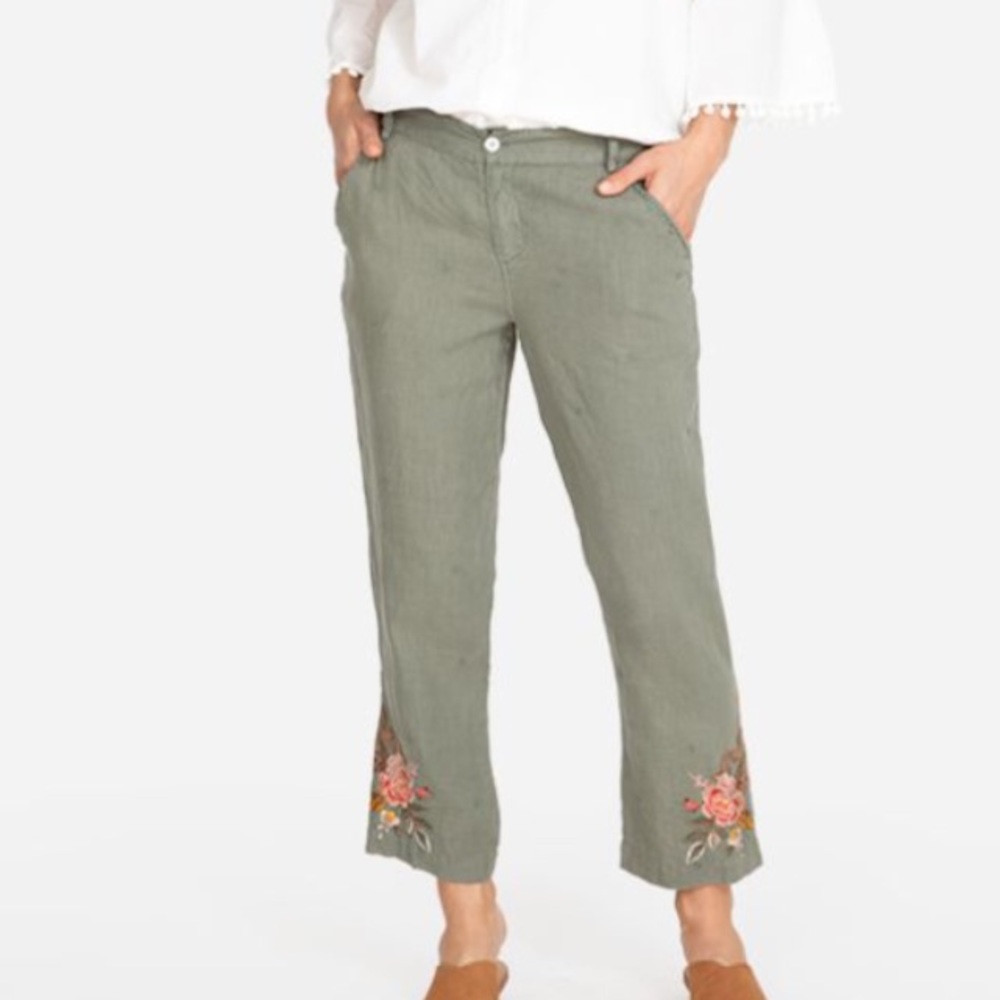 Johnny Was Paola cropped pants